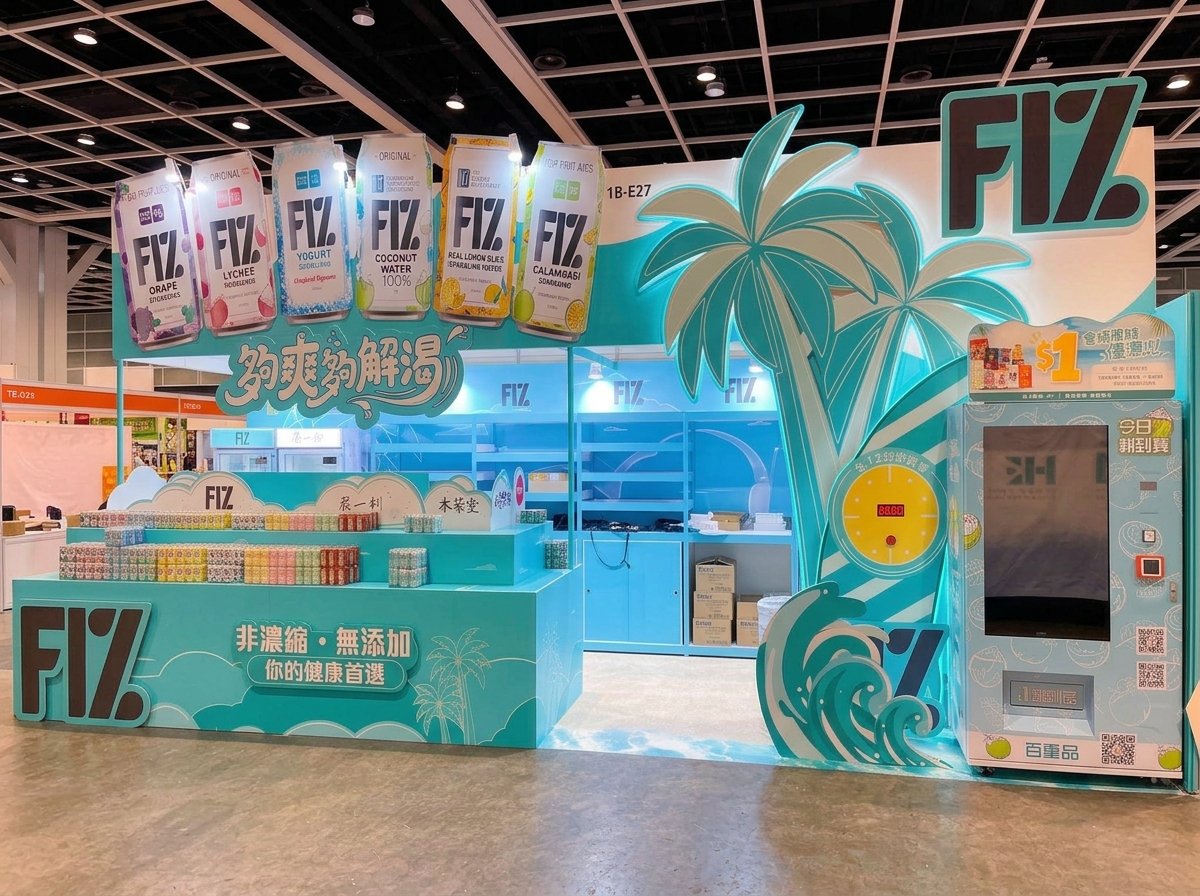 Fortune Mart × FIZ Booth Design & Production at HKTDC Food Expo 2026