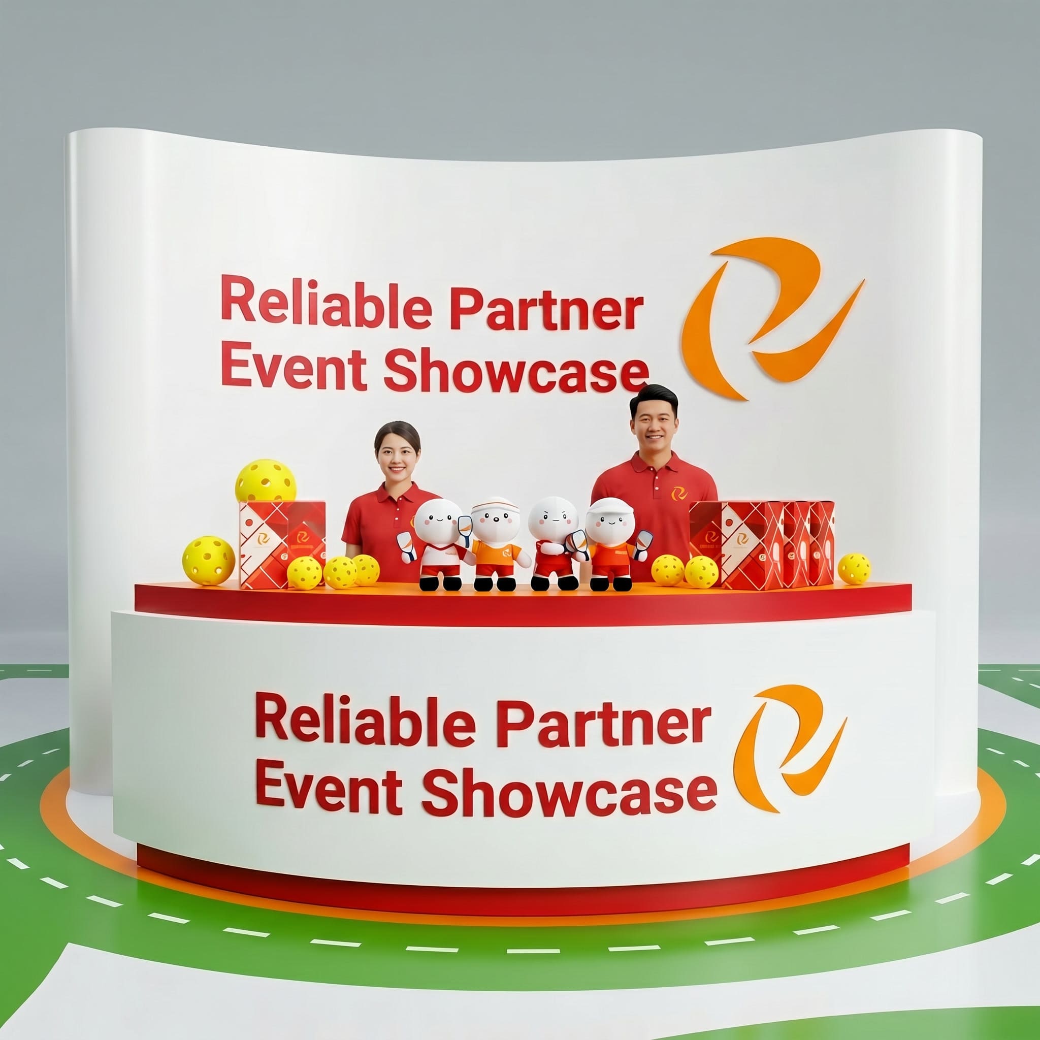 2026 Pickleball Event: 3D Brand Mock-ups & Visual Concepts