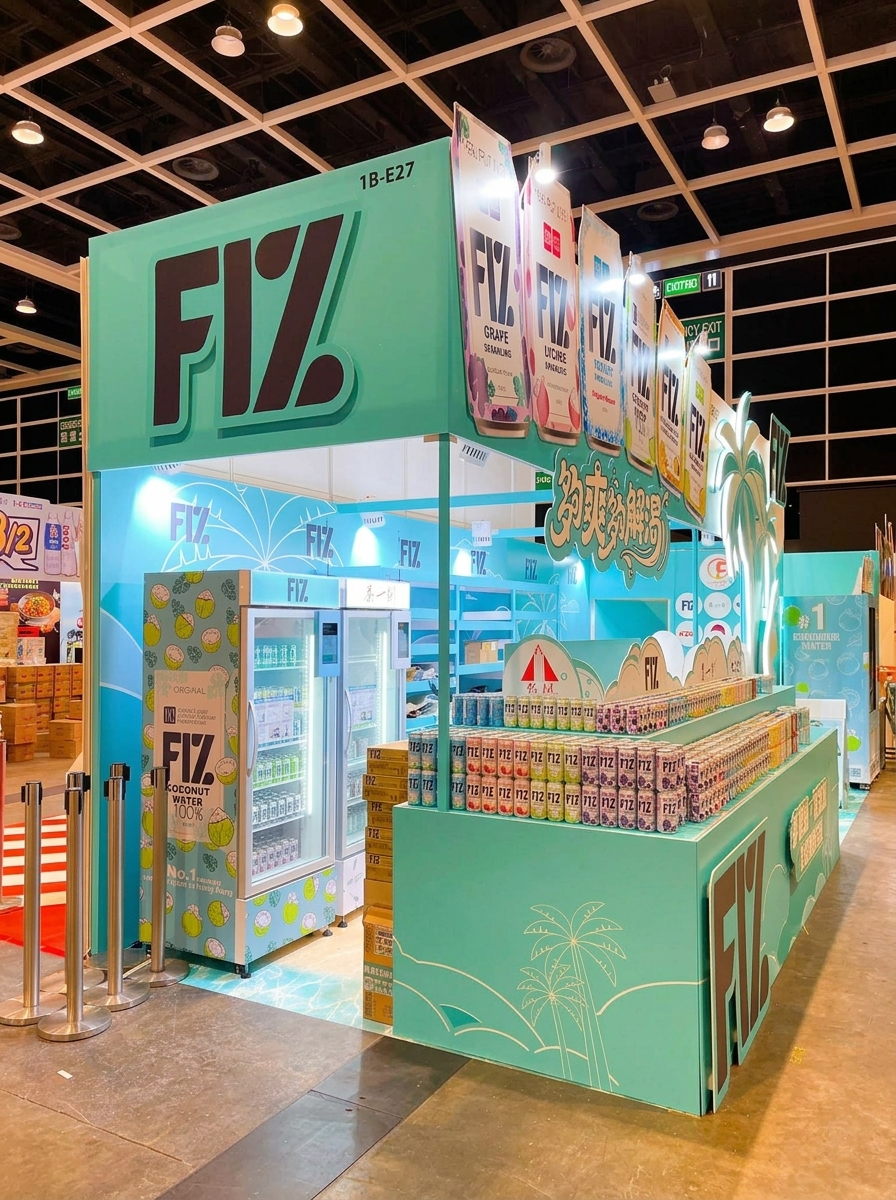 Fortune Mart × FIZ Booth Design & Production at HKTDC Food Expo 2026