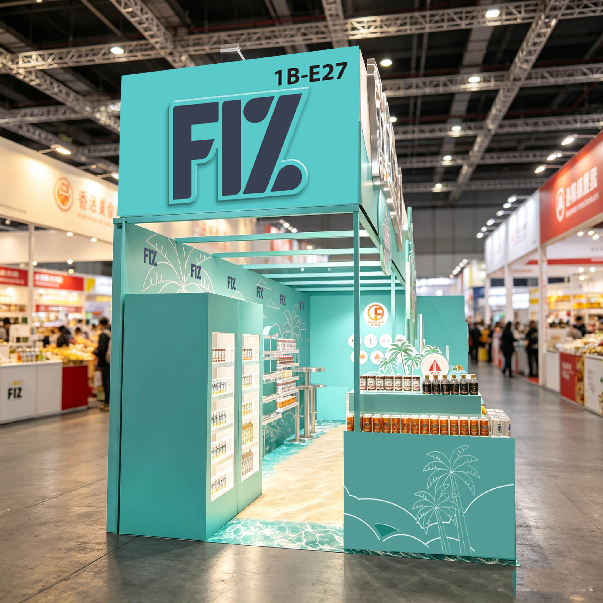 Fortune Mart × FIZ Booth Design & Production at HKTDC Food Expo 2026