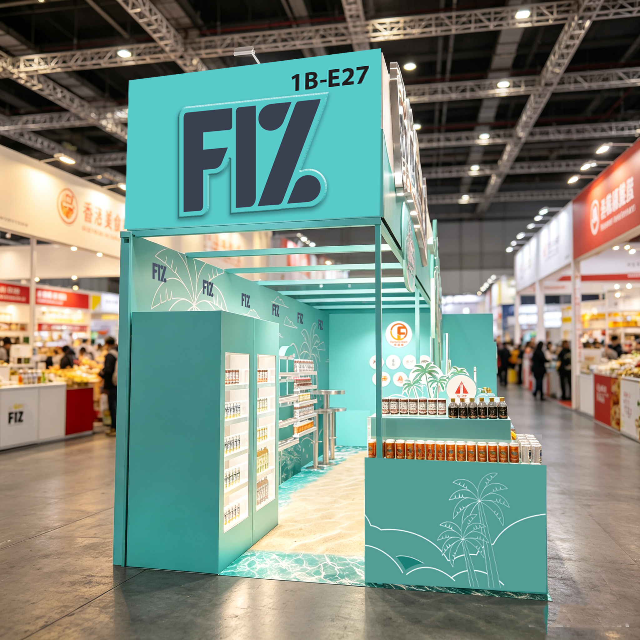 Fortune Mart × FIZ Booth Design & Production at HKTDC Food Expo 2026