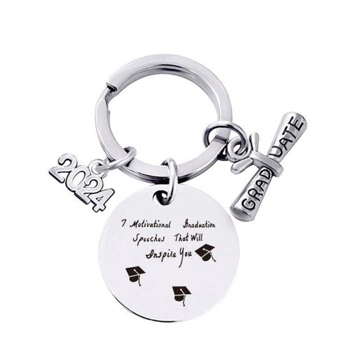 Custom Engraved Metal Keychain for Anniversary
