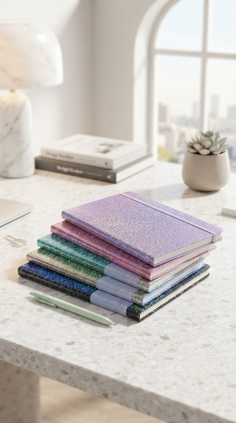 A5 Starry Sky PU Hardcover Notebook