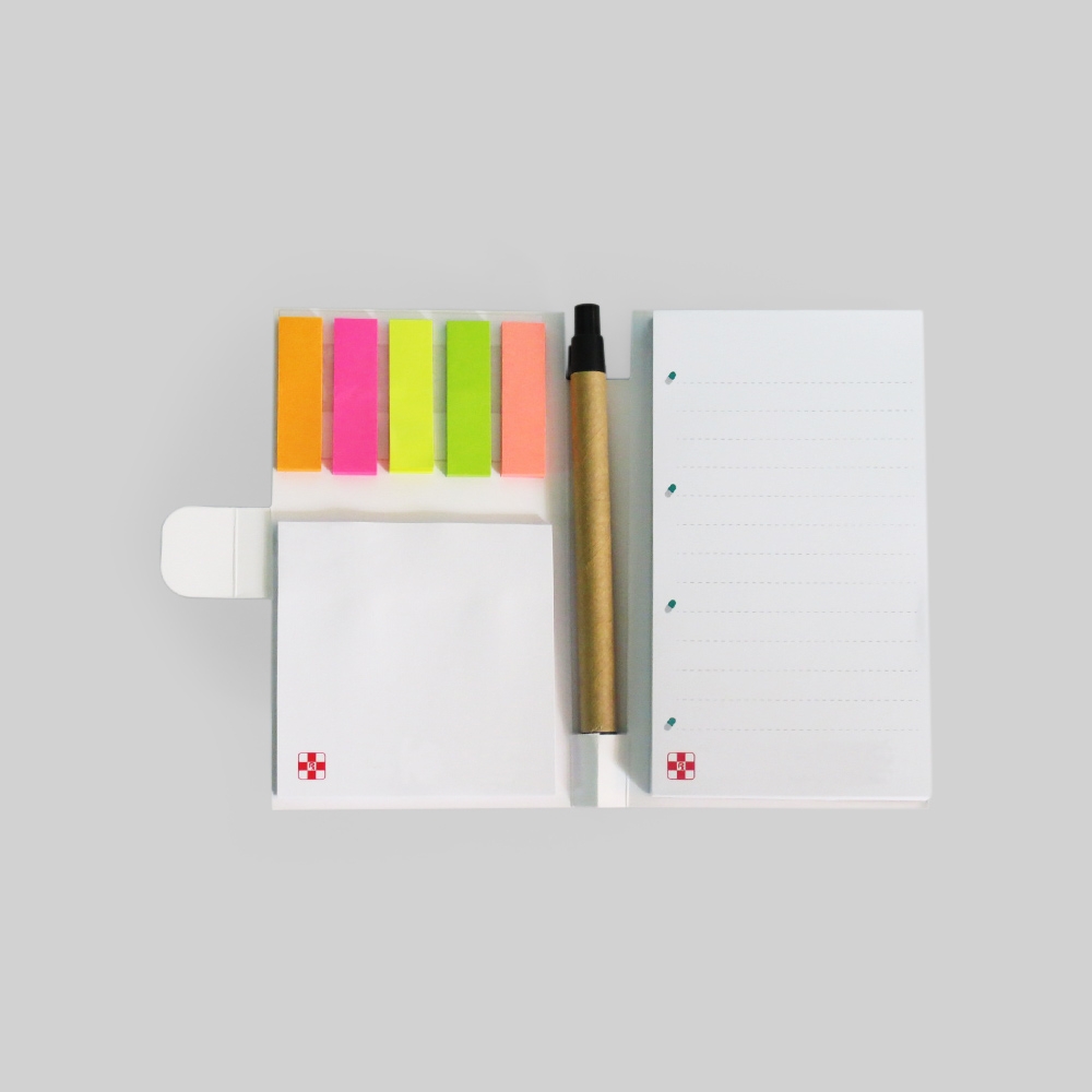 黏貼便箋及原子筆記事本 Memo Pads with Sticky Notes and Pens