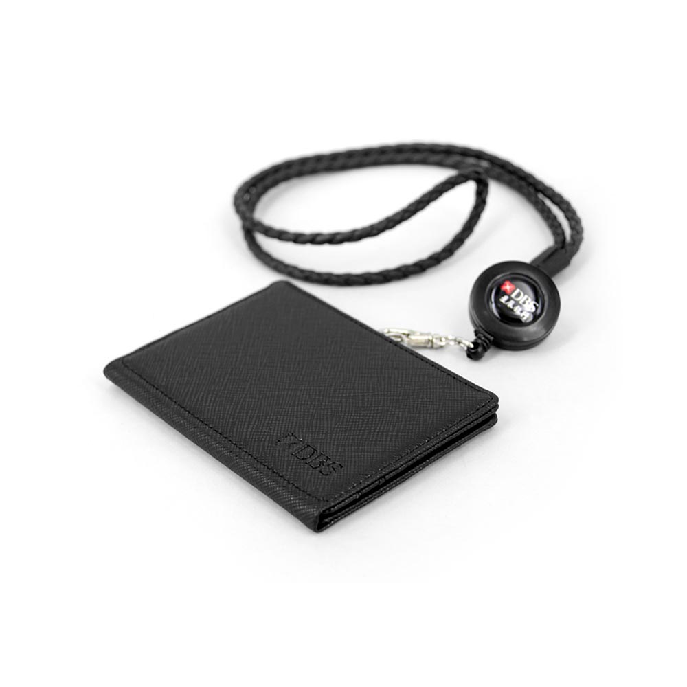 PU Card Holder with Lanyard
