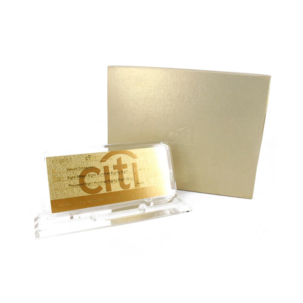 Gold Cheque