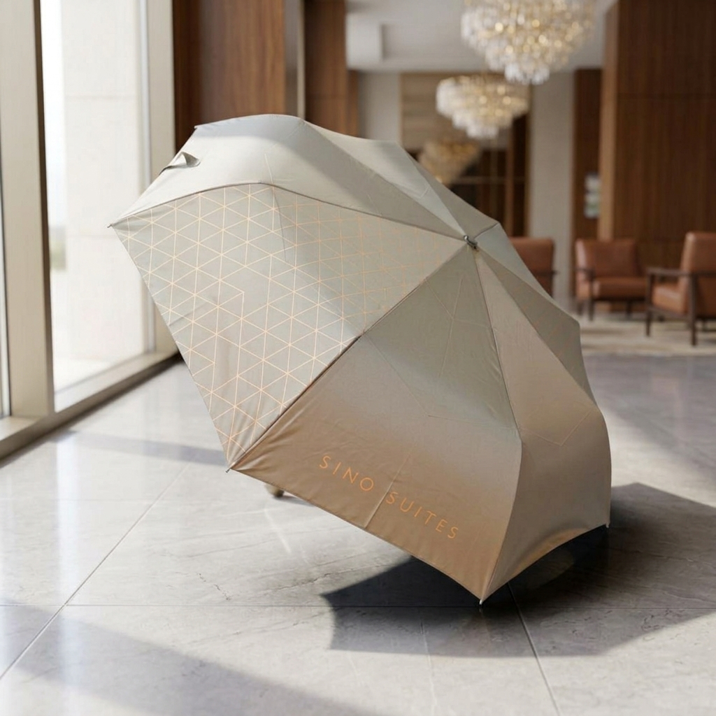Custom 20.5-inch 3-Fold Umbrella | Sino Suites Case