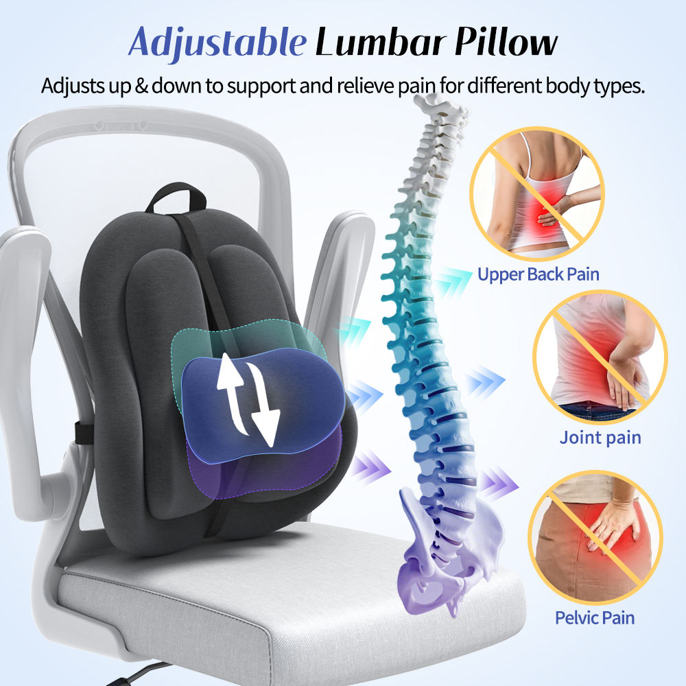 Office Chair Lumbar Support Pillow (Custom Branding)