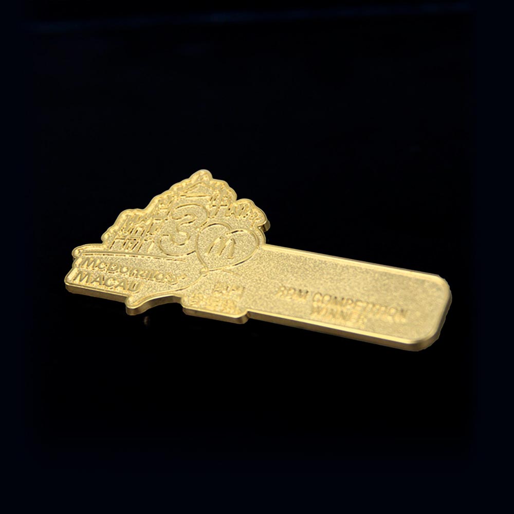 Golden Name Badge