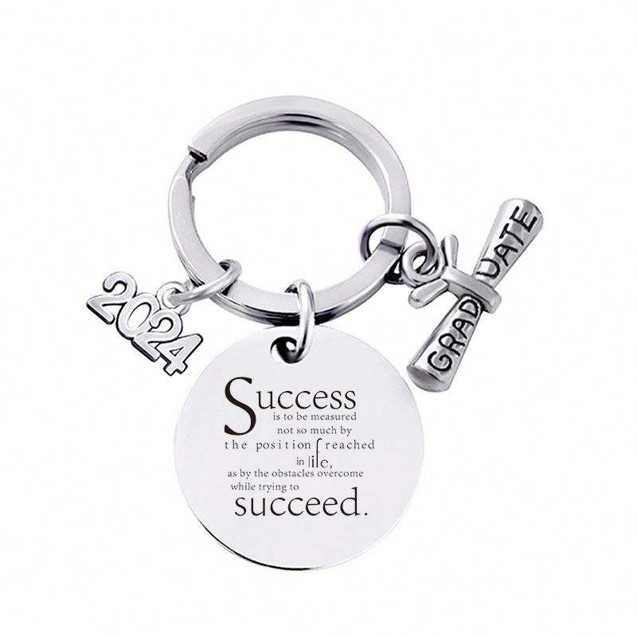 Custom Engraved Metal Keychain for Anniversary