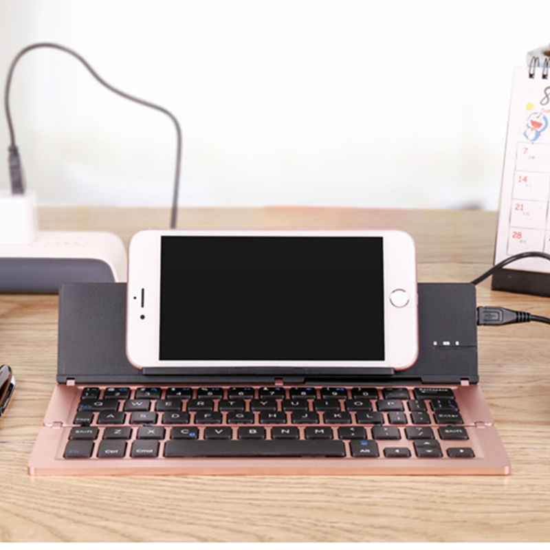超薄摺疊藍牙兼容鍵盤 (適用於平板電腦/手機)