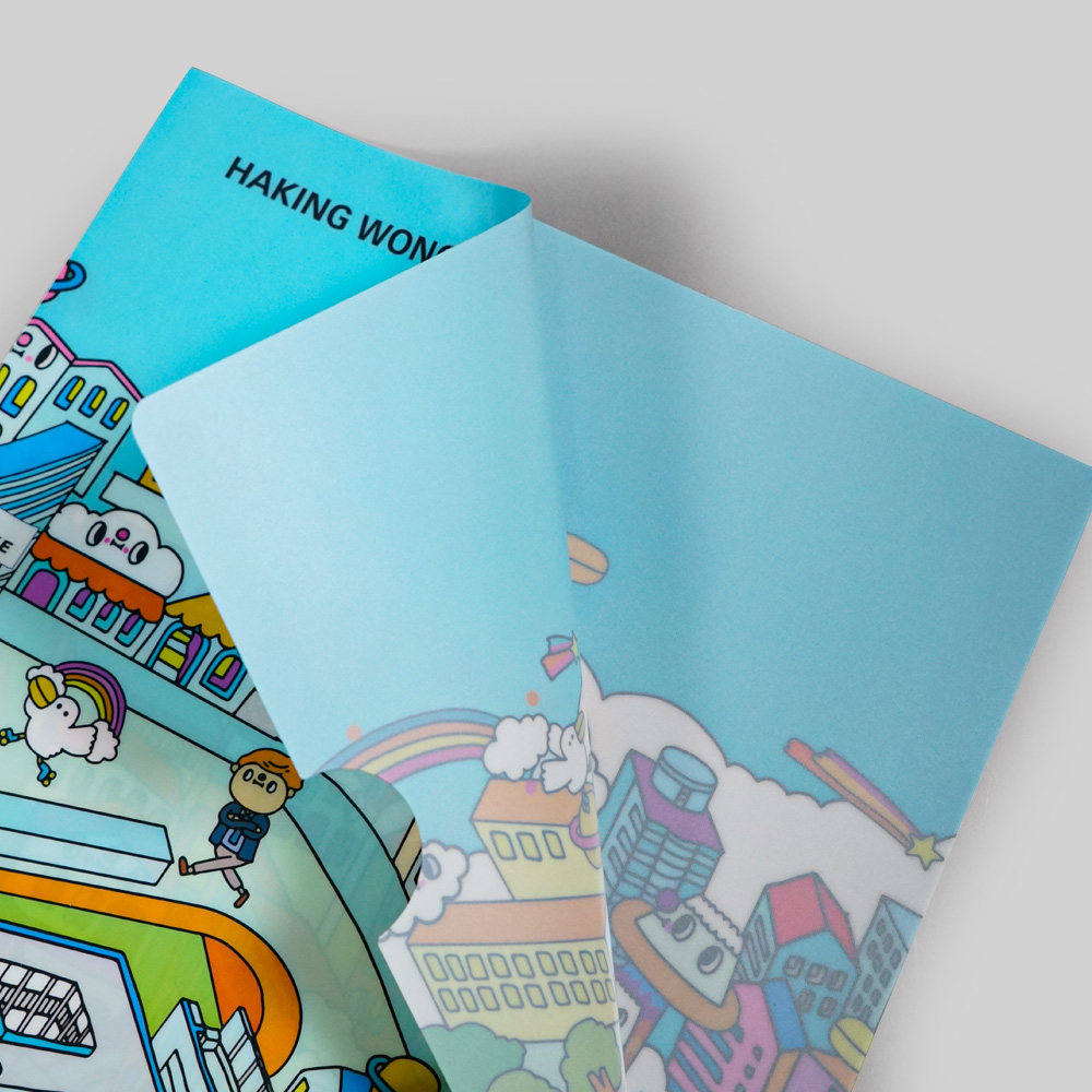 L Shape A4 PP Folder ( By "Messy Desk" )