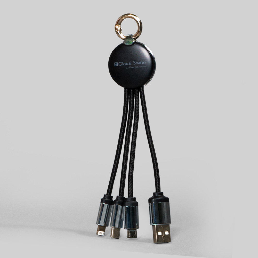 Light Up Logo 3 in 1 Charging Cables