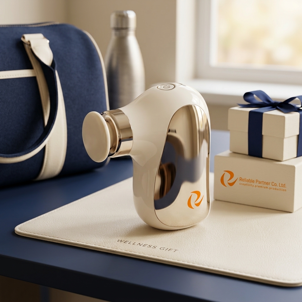 Cream Gold Mini Massage Gun (Custom Colour)