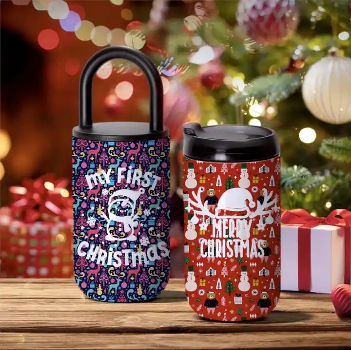 Stainless Steel Tumbler Mug with 2 lids