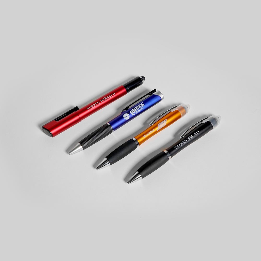 LED Glow Logo multi-function ball pen