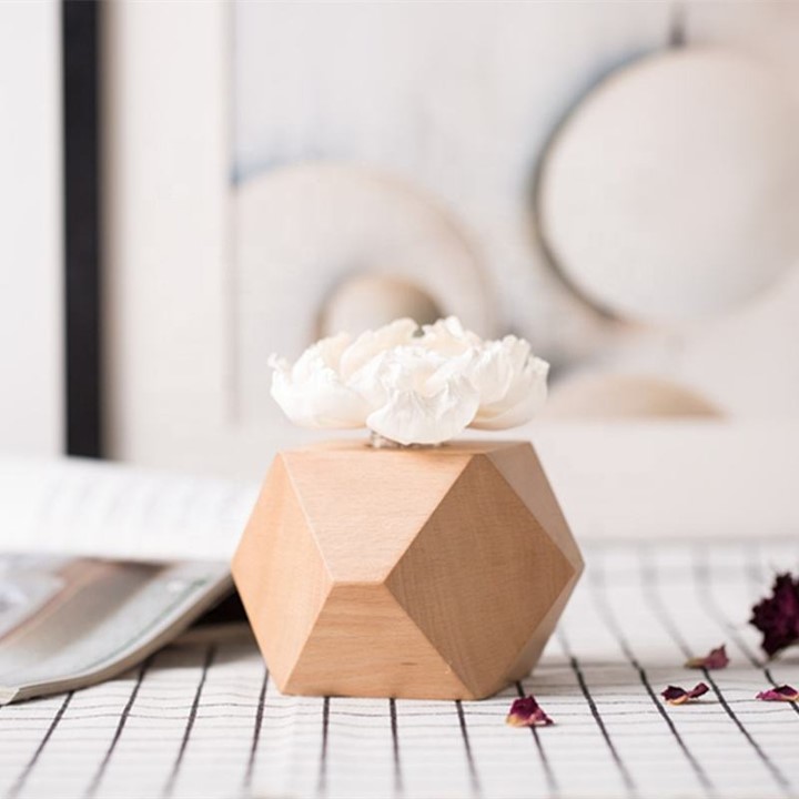 Custom Wooden Box Fireless Aroma 
