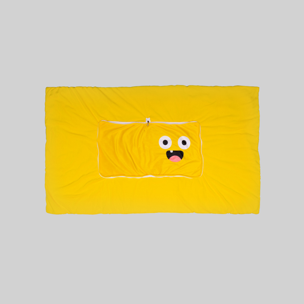 ZA Bank Zappy & Alfie 2-in-1 Cushion with Blanket (Mascot Collection)