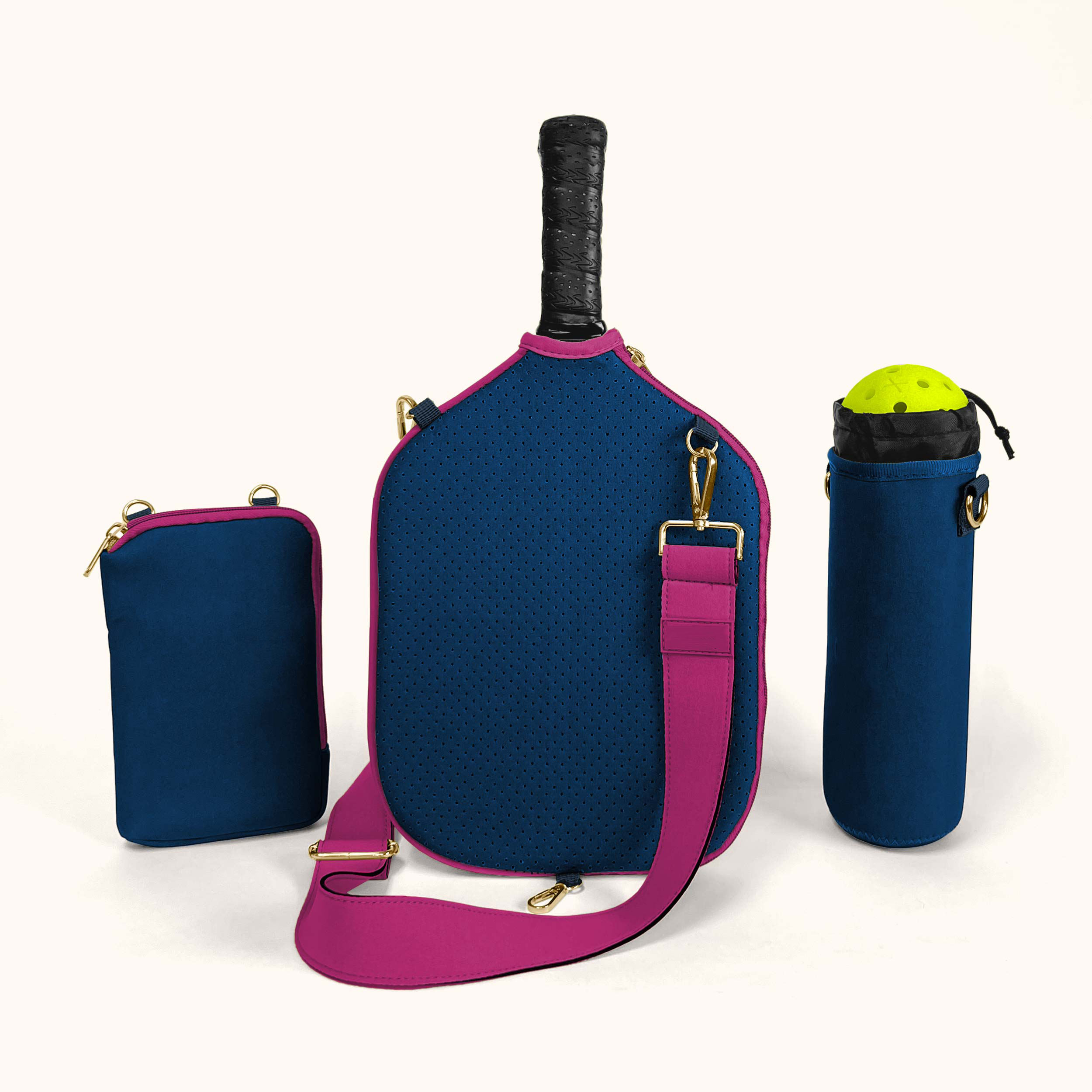 Professional Neoprene Pickleball Paddle Crossbody Sleeve