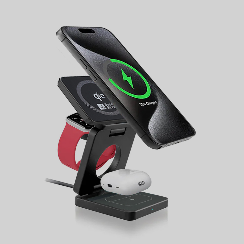 XPower WLS23 - 3 in 1 Foldable Magnetic Wireless Mini Charging Stand
