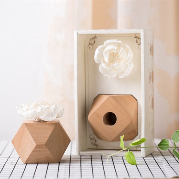 Custom Wooden Box Fireless Aroma 