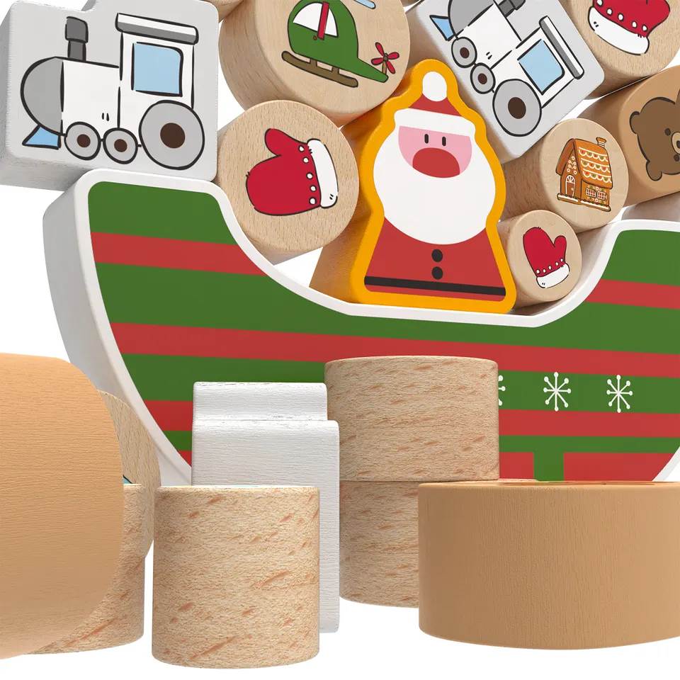 Wooden Balance Stacking Game