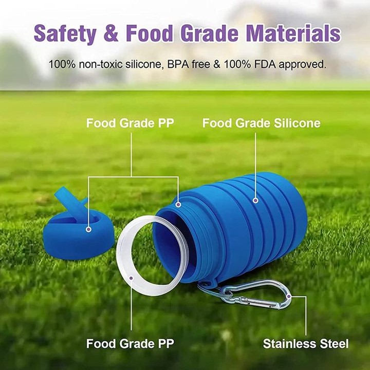 Collapsible Silicone Water Bottles