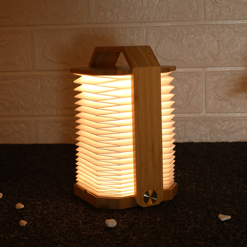 USB Folded Paper Hanging Rechargeable LED Lantern