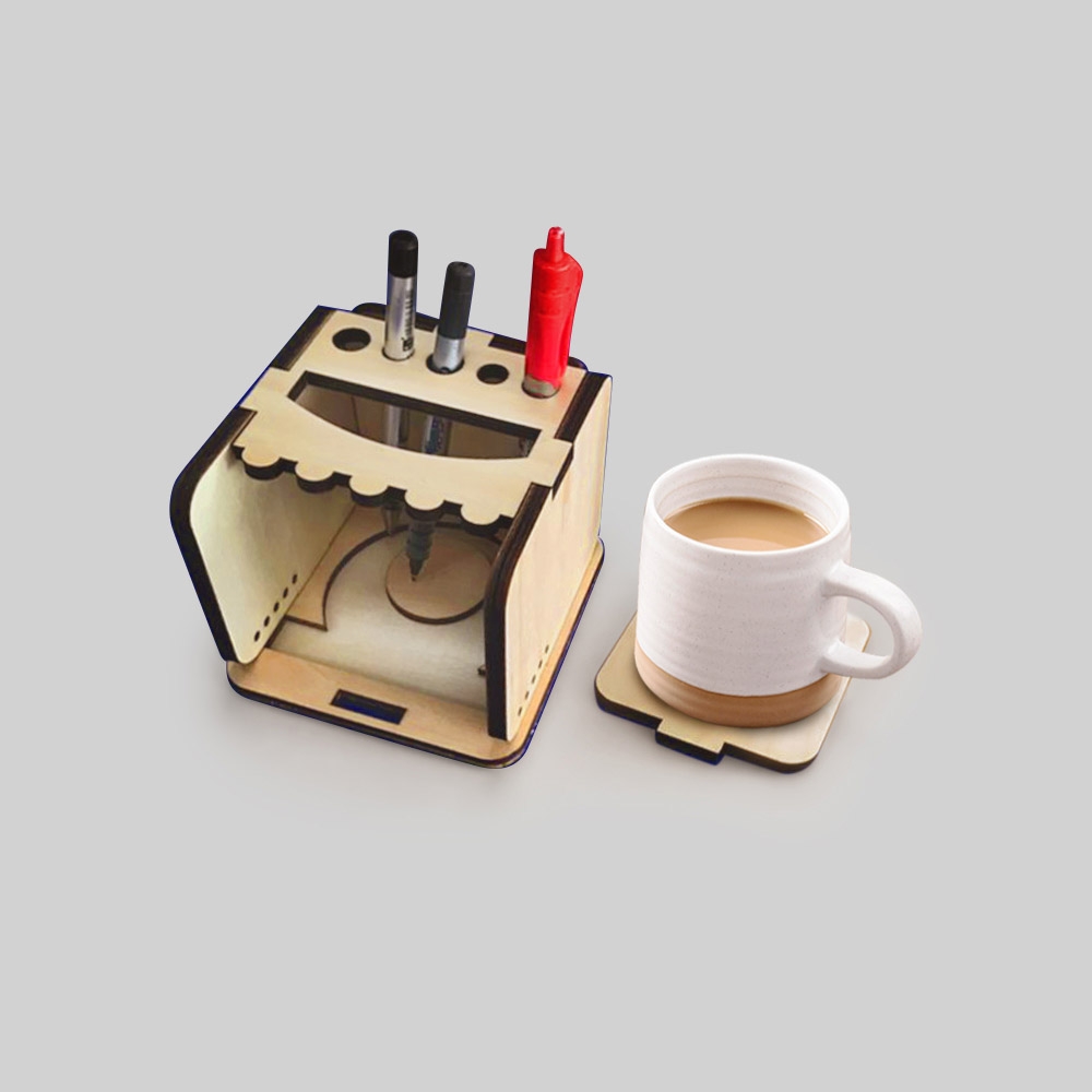 Wooden Desktop Multifunctional Organizers