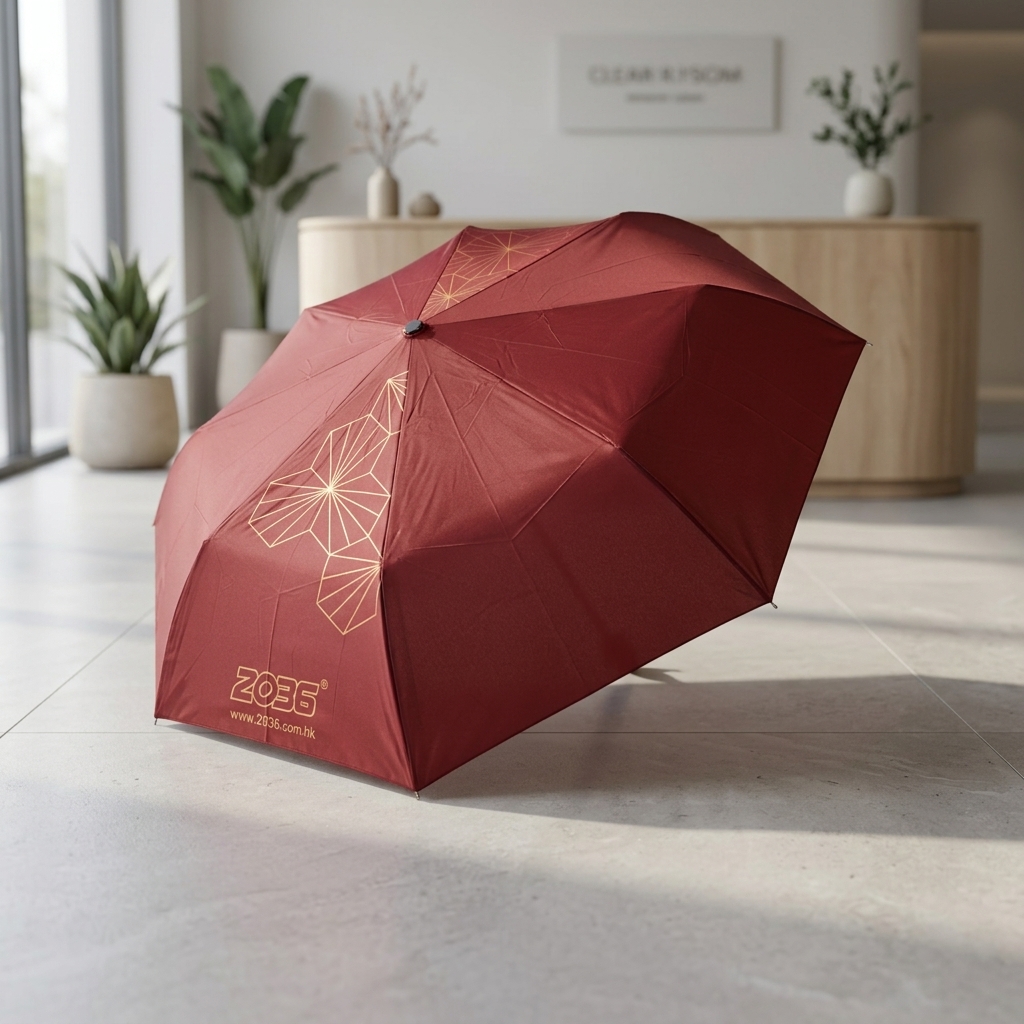 3摺雨傘訂製｜2036 保健品牌禮品案例