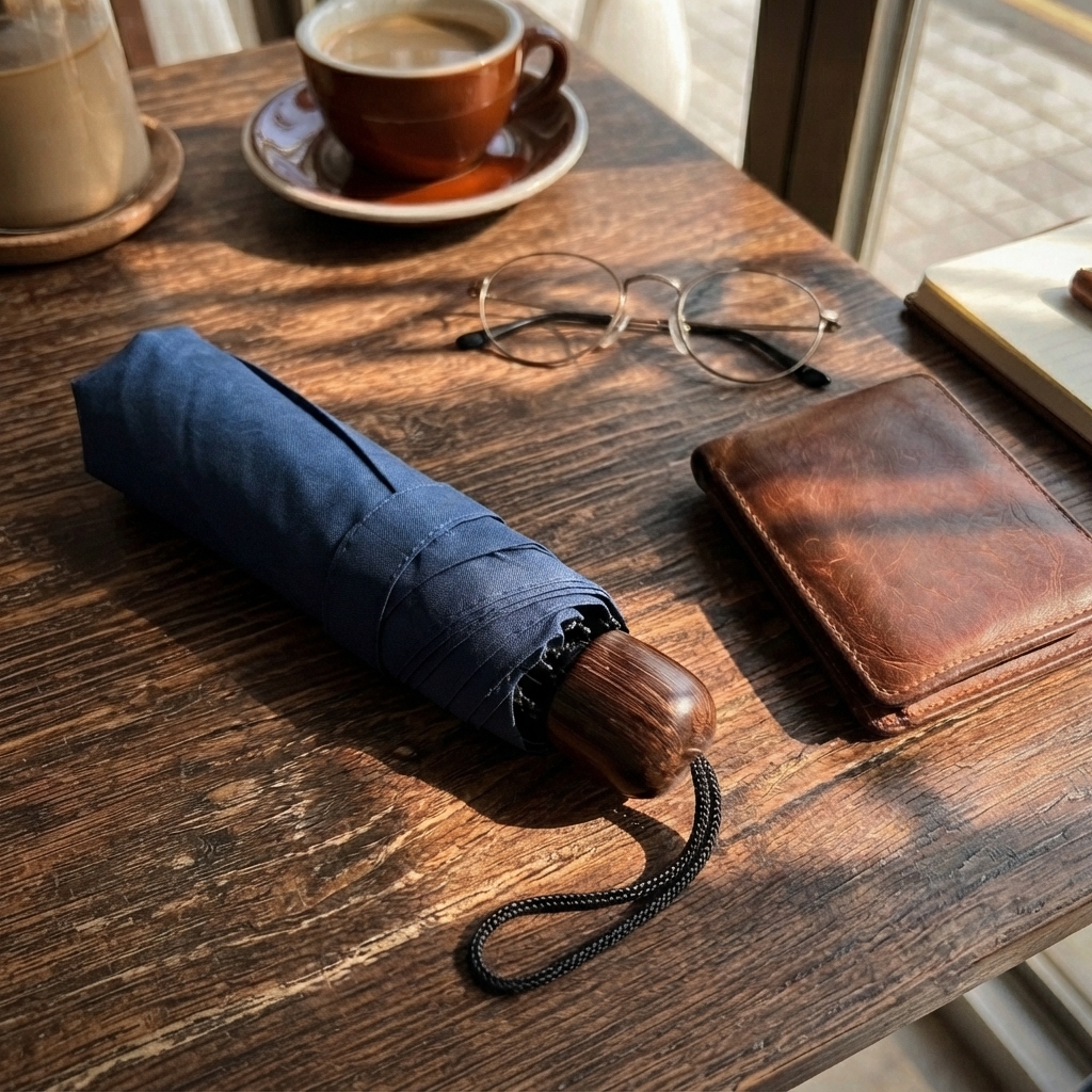 Standard Chartered Foldable Umbrella: Premium Financial Branding Asset