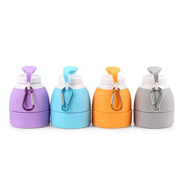 Silicone Foldable Sport Water Bottles