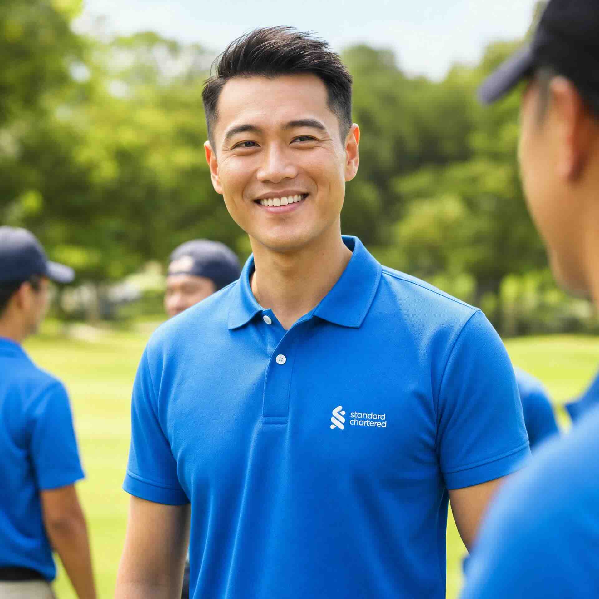 Premium 210g Cotton Polo Shirt (Standard Chartered Edition)