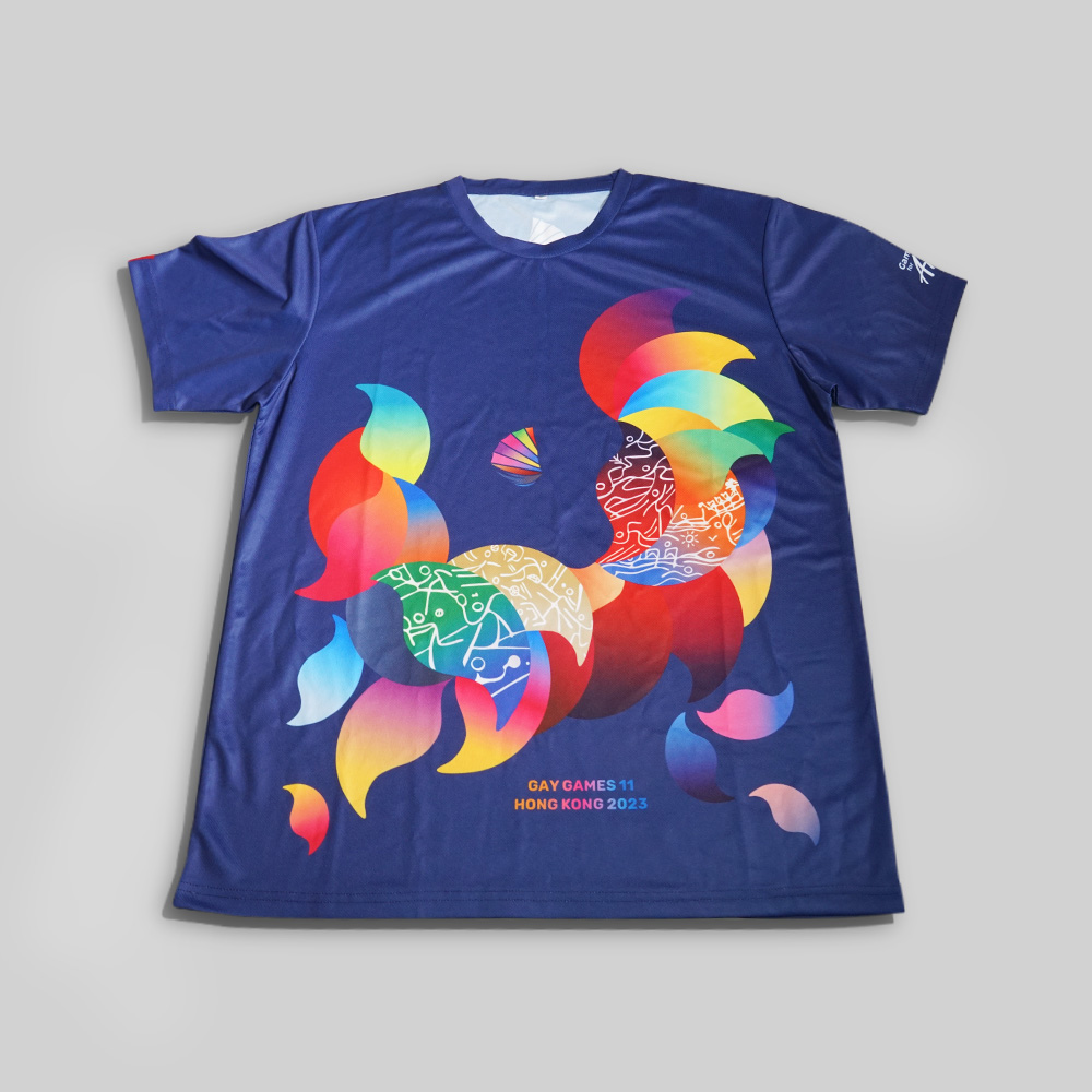 Full-Print Graphic Short Sleeve Tee (GAY GAMES 11 Edition)