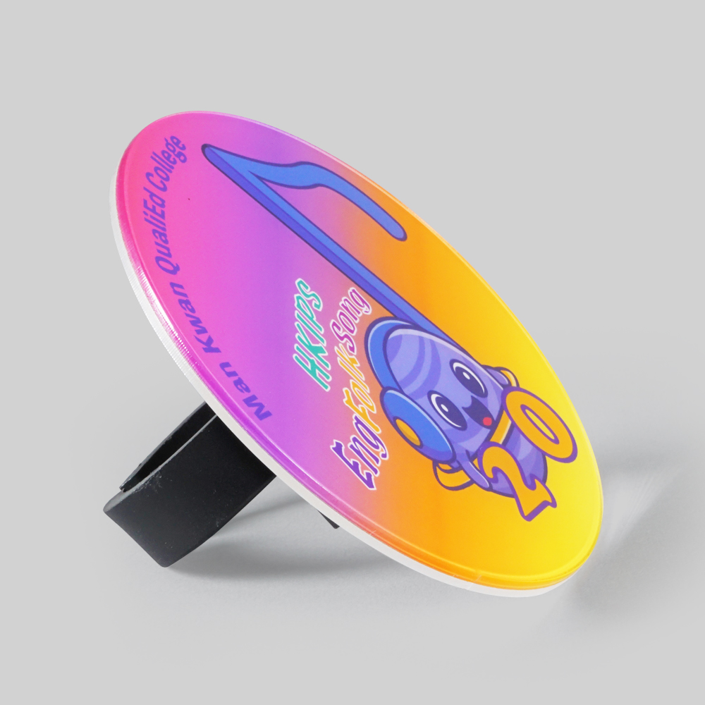 Die-cut Mic Tag