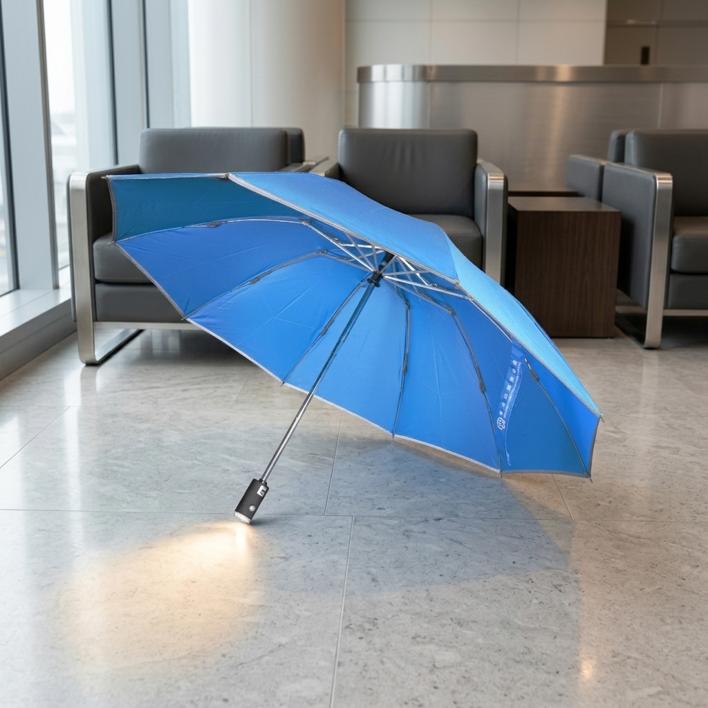 Reverse 3 Fold Auto & Close Umbrella with Light | Association Event Showcase