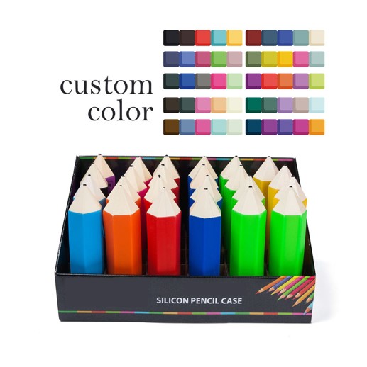 鉛筆形矽膠筆袋