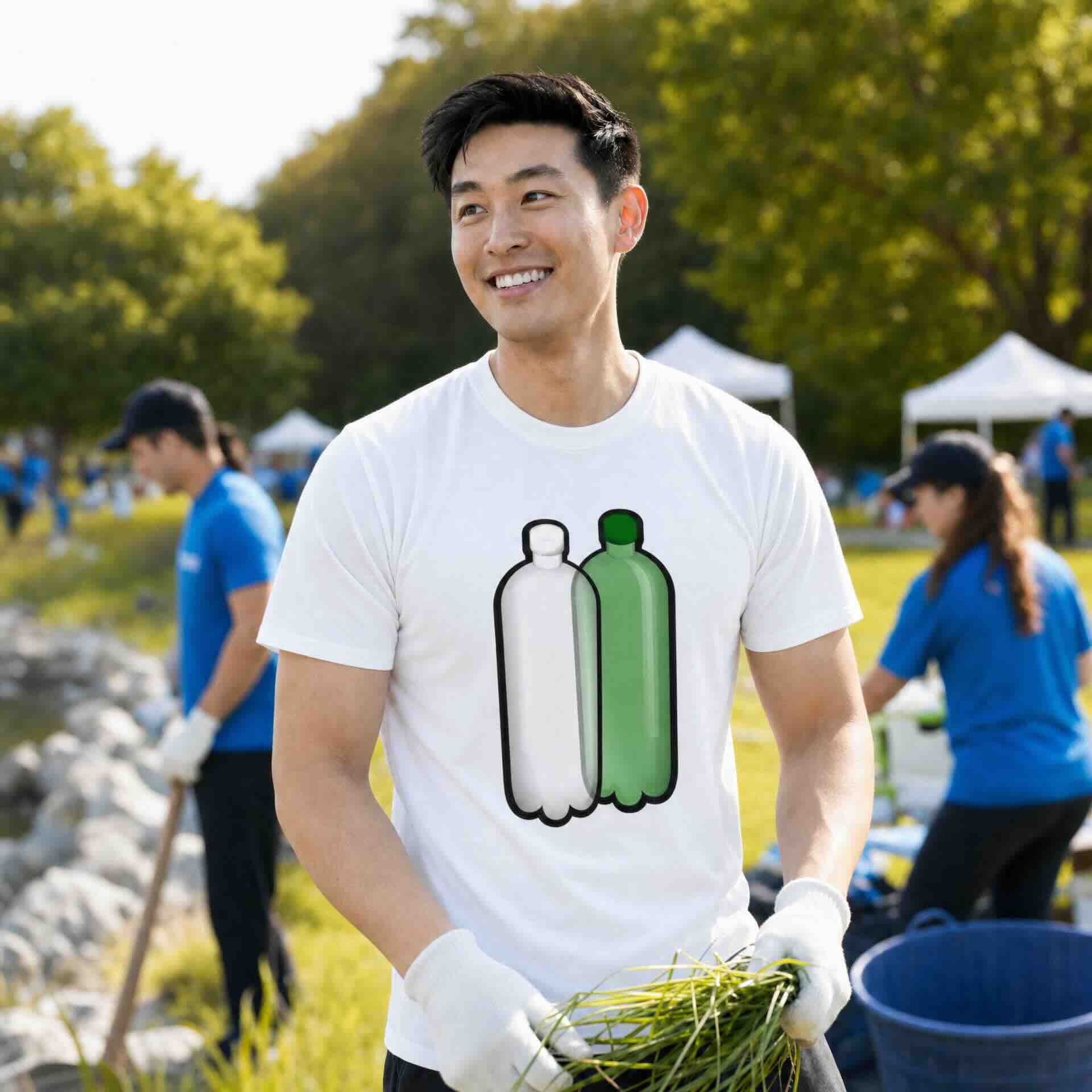 rPET Eco-Friendly Short Sleeve Tee (Corporate ESG Edition)