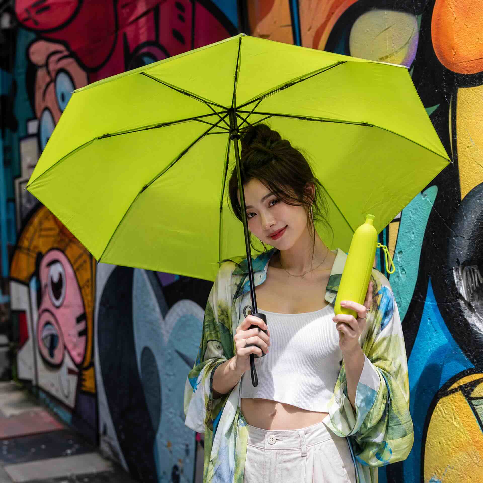 香蕉造型膠囊雨傘：病毒式營銷與創意品牌工具