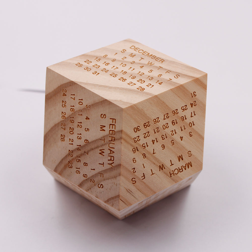 Wooden Desktop Calendars