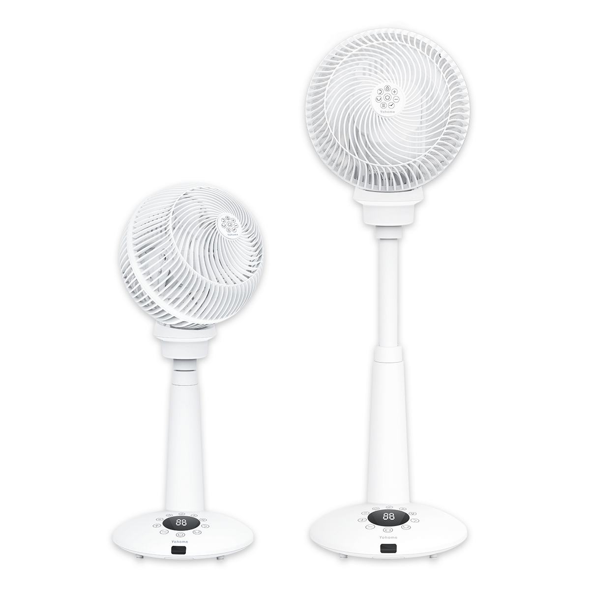 日本Yohome - 4D全方位淨化直流伸縮循環扇(高用款)