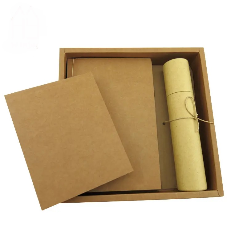 棕色牛皮紙文具套裝