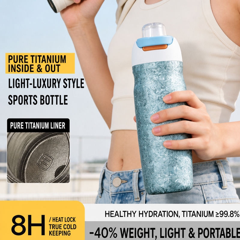 Double-Wall Titanium Coffee Tumbler