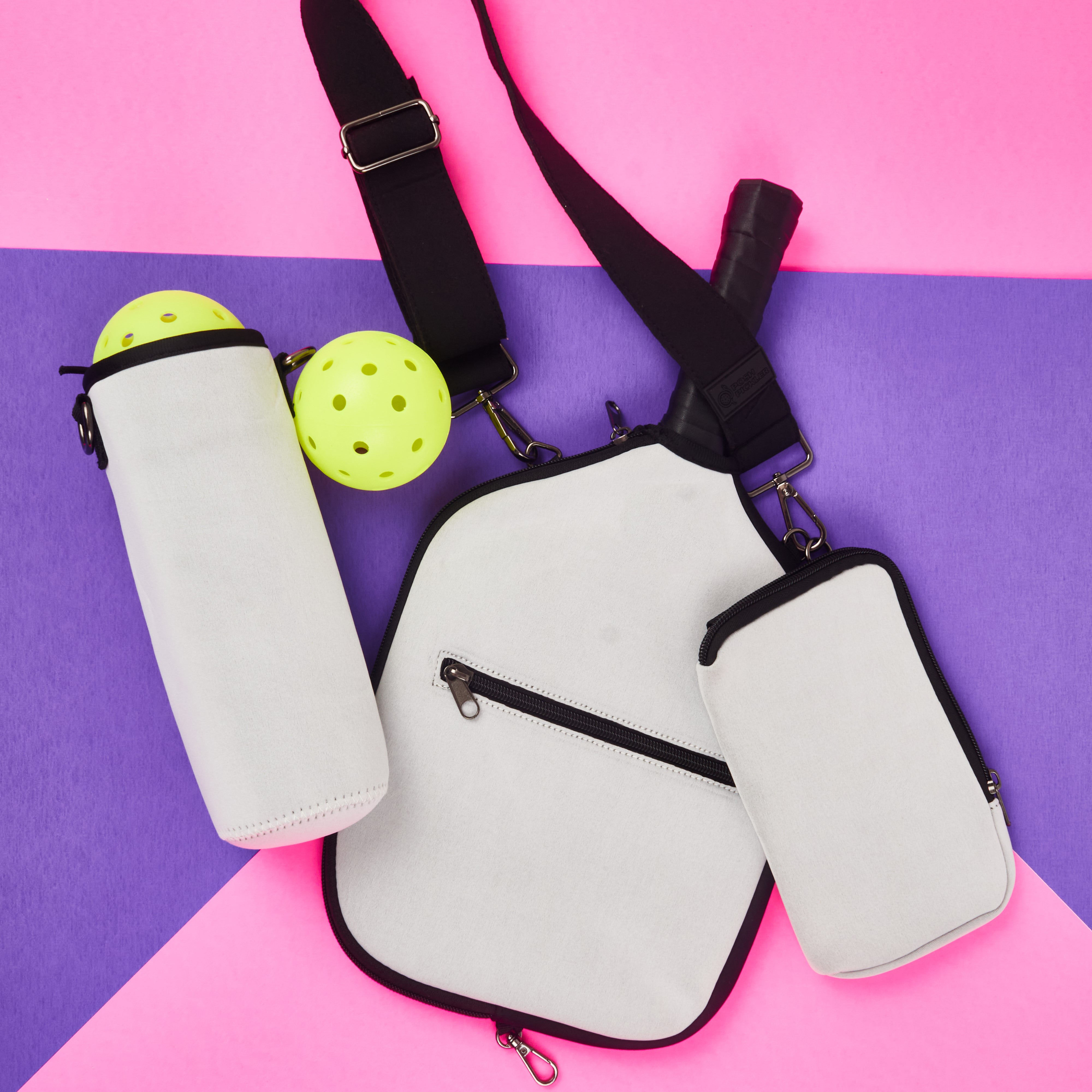 Professional Neoprene Pickleball Paddle Crossbody Sleeve ( Lightweight Protection )