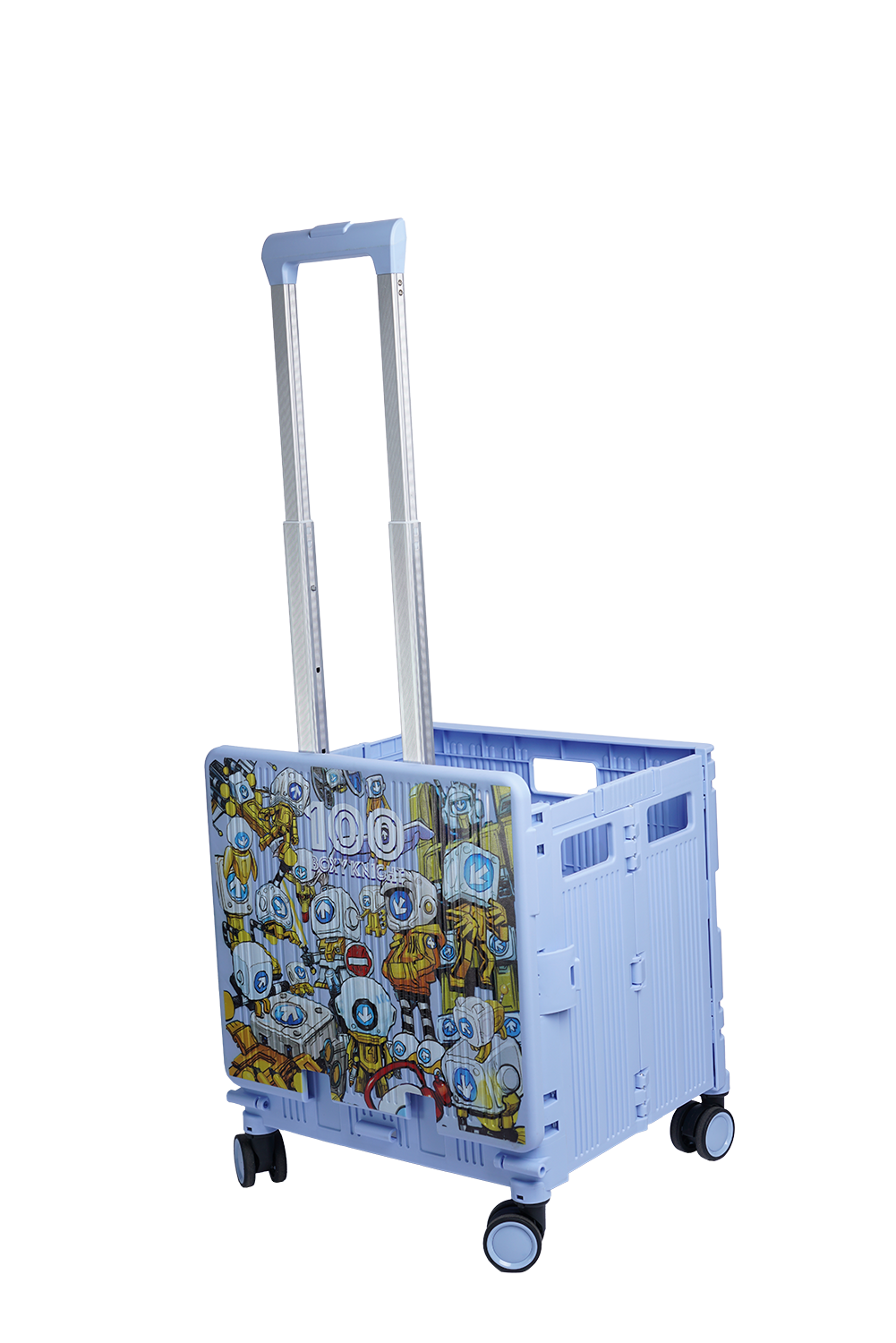 4 Wheels Foldable Shopping Cart (By "Boxy Knight@HK Machines" )