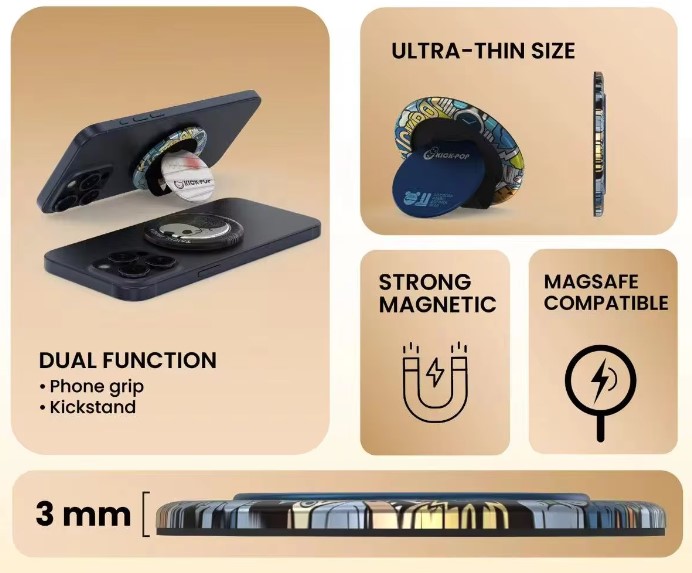 Magnetic Finger Ring Grip Phone Holder