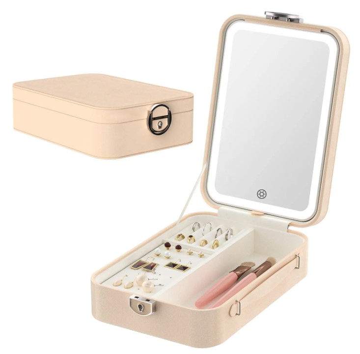 Jewelry Box with LED mirror