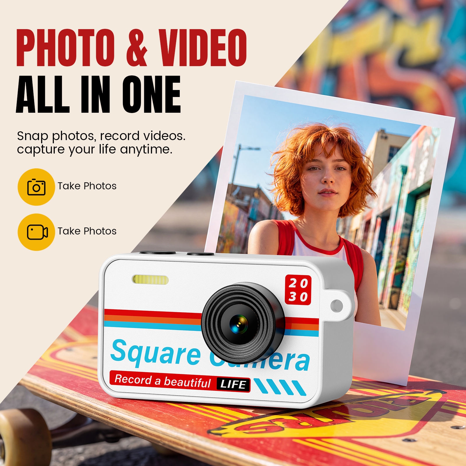 Portable Mini Camera (Custom Logo)