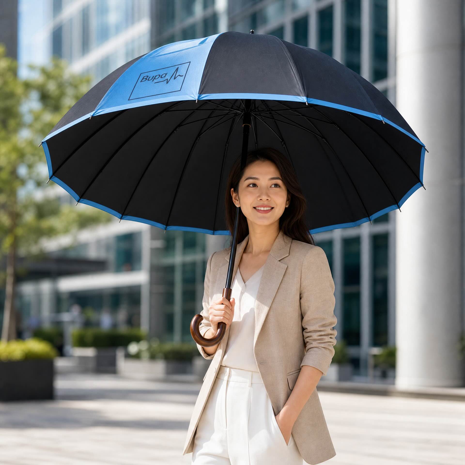 16骨長雨傘訂製｜Bupa Global 案例