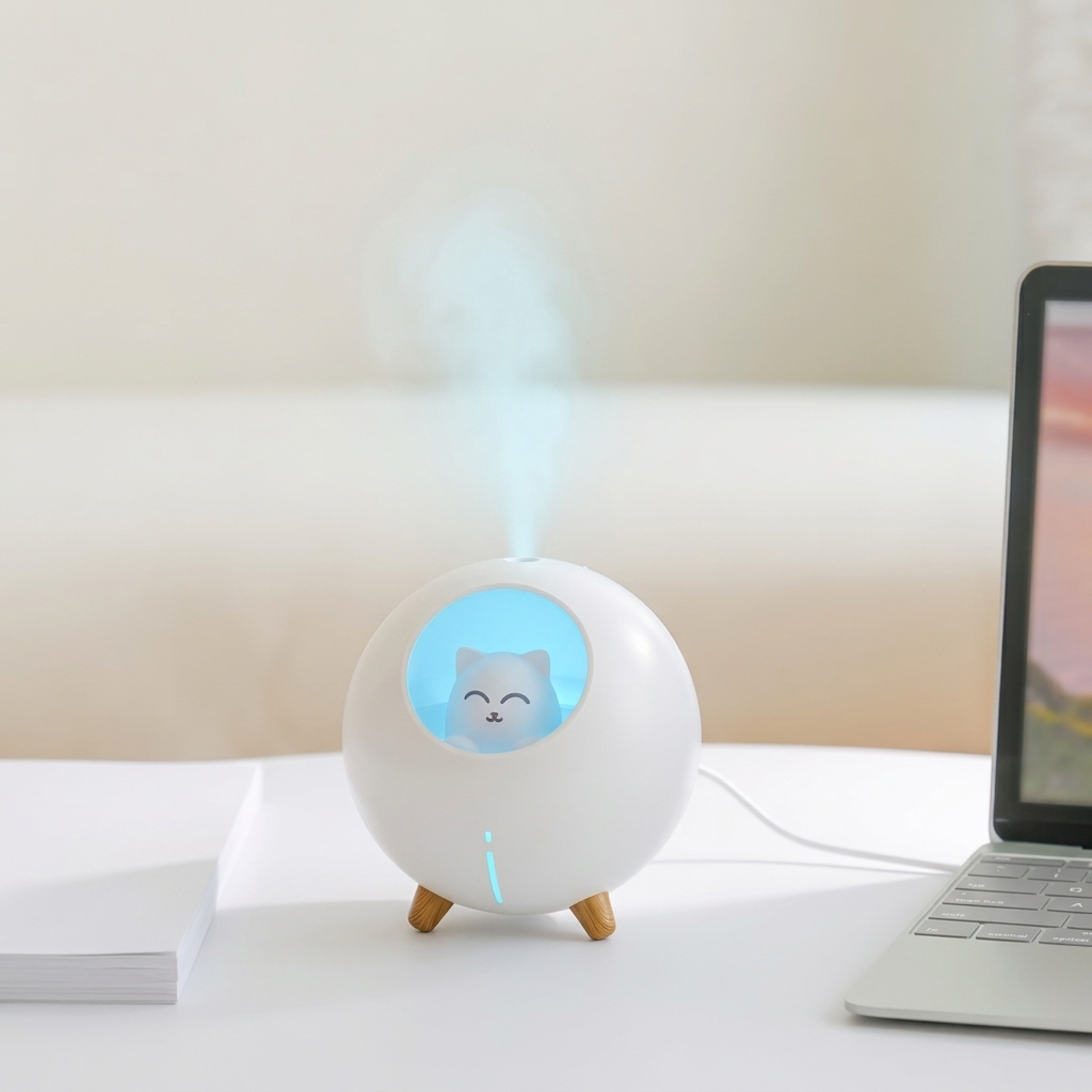 Portable USB Mist Humidifier (Custom Branding) 220 ml